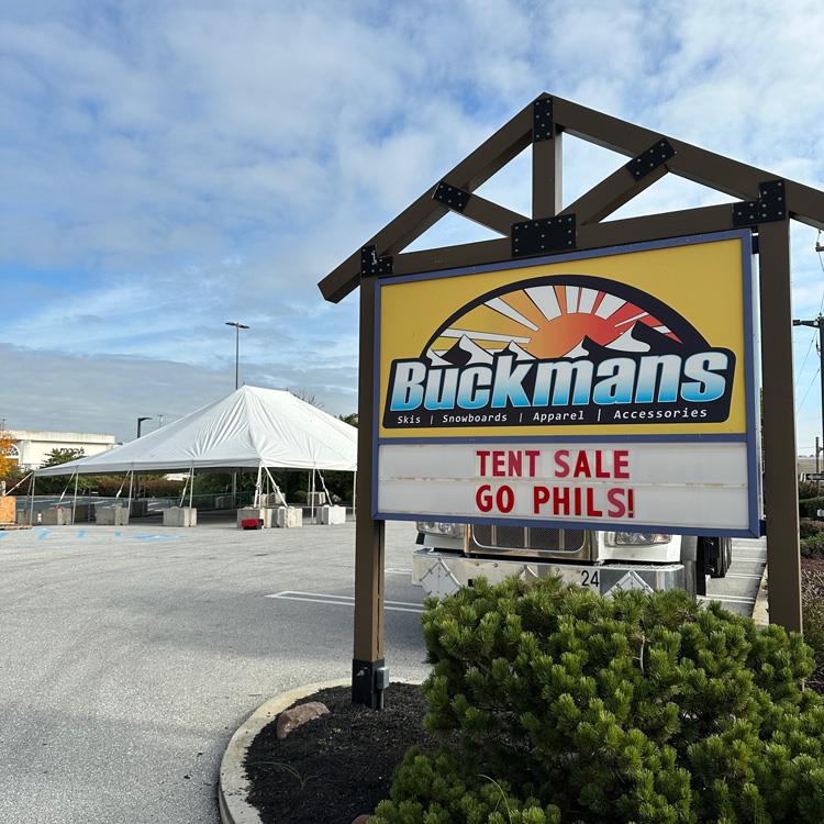 Buckmans Tent Sale