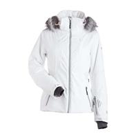 Nils Dakota Special Edition Fur Jacket - Women's - White / Metallic Silver Velocity Print