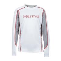 Marmot Windridge with Graphic LS Shirt - Boy's - White / Cinder