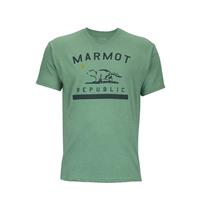 Marmot Republic Tee SS - Men's - Green Heather