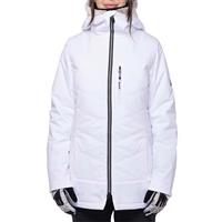 686 Cloud Insulated Jacket - Women's - White Geo Jacquard