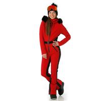 Nils Grindelwald Faux Fur Stretch Suit - Women's - Red / Black