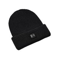 Under Armour Halftime Ribbed Beanie - Men's - Black / Jet Gray