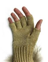 Mitchie's Matchings Knit Texting Glove - Women's - Gold - palm