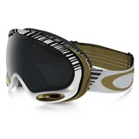 Oakley Shaun White Signature A Frame 2.0 Goggle - Echelon White Gold Frame / Dark Grey Lens (OO7044-08)