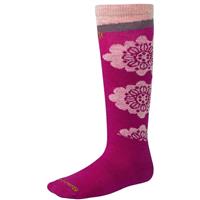 Smartwool Wintersport Floral Socks - Youth - Berry