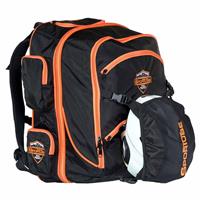 SporTube Overheader Padded Gear and Boot Backpack - Black / Orange