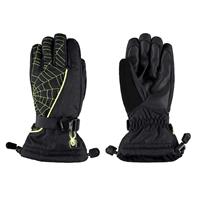 Spyder Overweb Gloves - Boy's - Black / Bryte Yellow