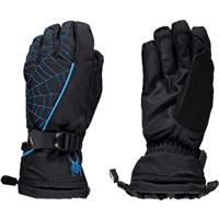 Spyder Overweb Gloves - Boy's - Black / Electric Blue