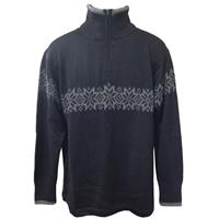 Alpaca Marco Pullover Sweater - Men's - Black/Gray