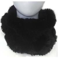 Mitchie's Matchings Rabbit Fur Gaiter - Women's - Black