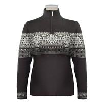 Dale of Norway Fagernes Sweater - Women's - Black / Off White / Metal Grey