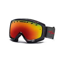 Smith Phenom Goggle - Black/Red Truetype Frame with Red Sol X Mirror Lens