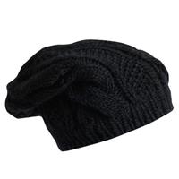 Turtle Fur Cabby Hat - Black