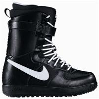 Nike Zoom Force 1 Snowboard Boot - Men's - Black / White-Black
