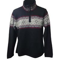 Alpaca Solitude Pullover Sweater - Women's - Black/White/Red
