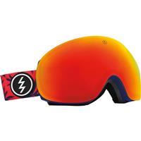 Electric EG3 Goggle - Blue Fronds Frame with Bronze / Red Chrome Lens