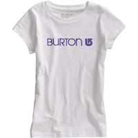 Burton Her Logo S/S Tee - Girl's - Bright White
