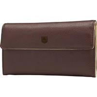 Burton Tri Fold Wallet - Women's - Brown Leather