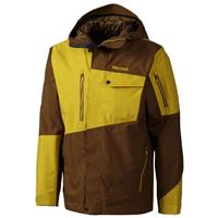 Marmot Boot Pack Jacket - Men's - Brown Moss / Yellow Vapor
