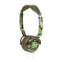 Skullcandy Lowrider Headphones - Brown / Stripe