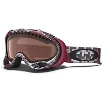 Oakley A Frame Goggle - Buffalo Plaid Crimson Frame / VR28 Black Iridium Lens (57-546)