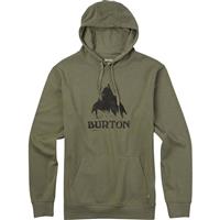 Burton Stamped Mountain Recycled Pullover Hoodie - Men's - Light Olive Heather