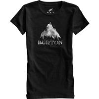 Burton Stamped Mountain Recycled Short Sleeve Tee - Women's - True Black Heather