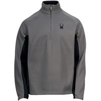 Spyder Outbound 1/2 Zip Mid Weight Core Sweater - Men's - Castlerock / Black