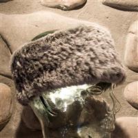 Mitchie's Matchings Rabbit Fur Headband - Women's - Chinchilla