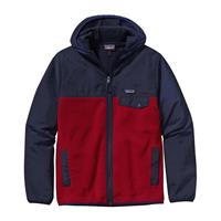 Patagonia Shelled Synchilla Snap-T Hoody - Men's - Classic Red / Navy Blue
