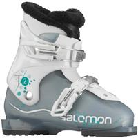 Salomon T2 Girlie RT Ski Boots - Girl's - Cold Sea Translucent / White