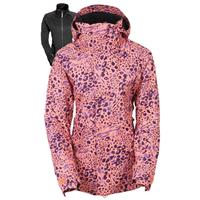 686 Authentic Smarty Catwalk Jacket - Women's - Coral Animal Print