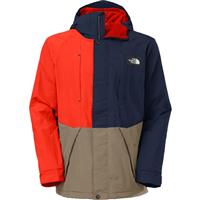 The North Face Turn It Up Jacket - Men's - Cosmic Blue / Brindle Brown / Acrylic Orange