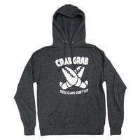 Crab Grab Cross Claw Hoody - Men's - Charcoal Grey