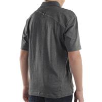 Volcom Bangin Polo Shirt - Short-Sleeve - Boy's - Dark Grey Heather