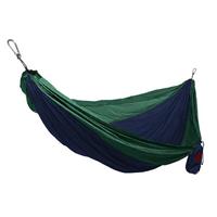 Grand Trunk Double Parachute Nylon Hammock - Royal Blue / Green
