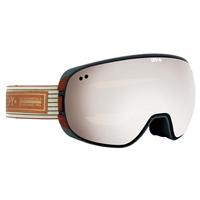 Spy Optics Doom Goggle - Heritage White Frame with Bronze Silver Mirror and Blue Contact Lenses