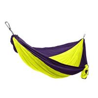 Grand Trunk Double Parachute Nylon Hammock - Neon/Purple