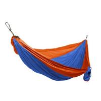 Grand Trunk Double Parachute Nylon Hammock - Orange/Blue