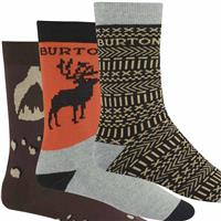 Burton Apres Sock 3 Pack - Men's - Field Pack