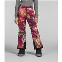 The North Face Freedom Insulated Pant - Girl's - Boysenberry Paint Lightening Small Print