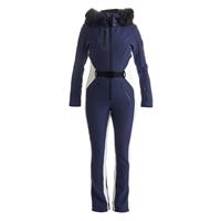 Nils Grindelwald Faux Fur Stretch Suit - Women's - Navy / White