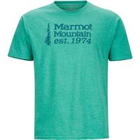 Marmot 74 Tee SS - Men's - True Green Heather