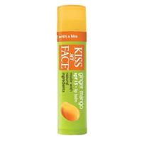Kiss My Face Natural Lip Balm - SPF 15 - Ginger Mango