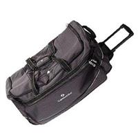 Athalon Large Wheeling Duffle Bag with Carrier - Granite