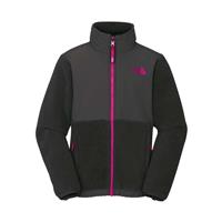 The North Face Denali Jacket - Girl's - Graphite Grey / Fusion Pink