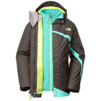 The North Face Mountain View Triclimate Jacket - Girl's - Graphite Grey