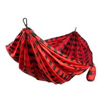 Grand Trunk Double Parachute Nylon Hammock - Heritage (Black / Red)