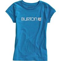 Burton Her Logo S/S Tee - Girl's - Heather Blue-Ray